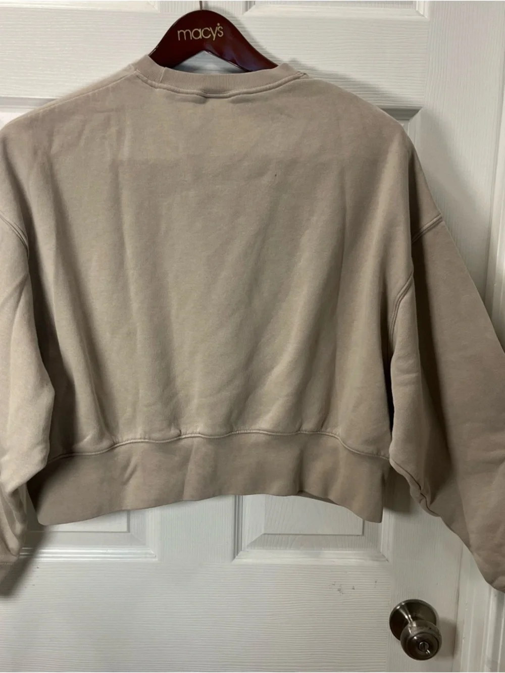 Nike Phoenix Fleece Oversized Women's Cropped Crewneck Sweatshirt Size XS